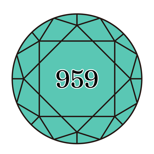 True North Diamond Art Round Diamond Drills 959 - Medium Seagreen - Round Bulk Diamond Drills