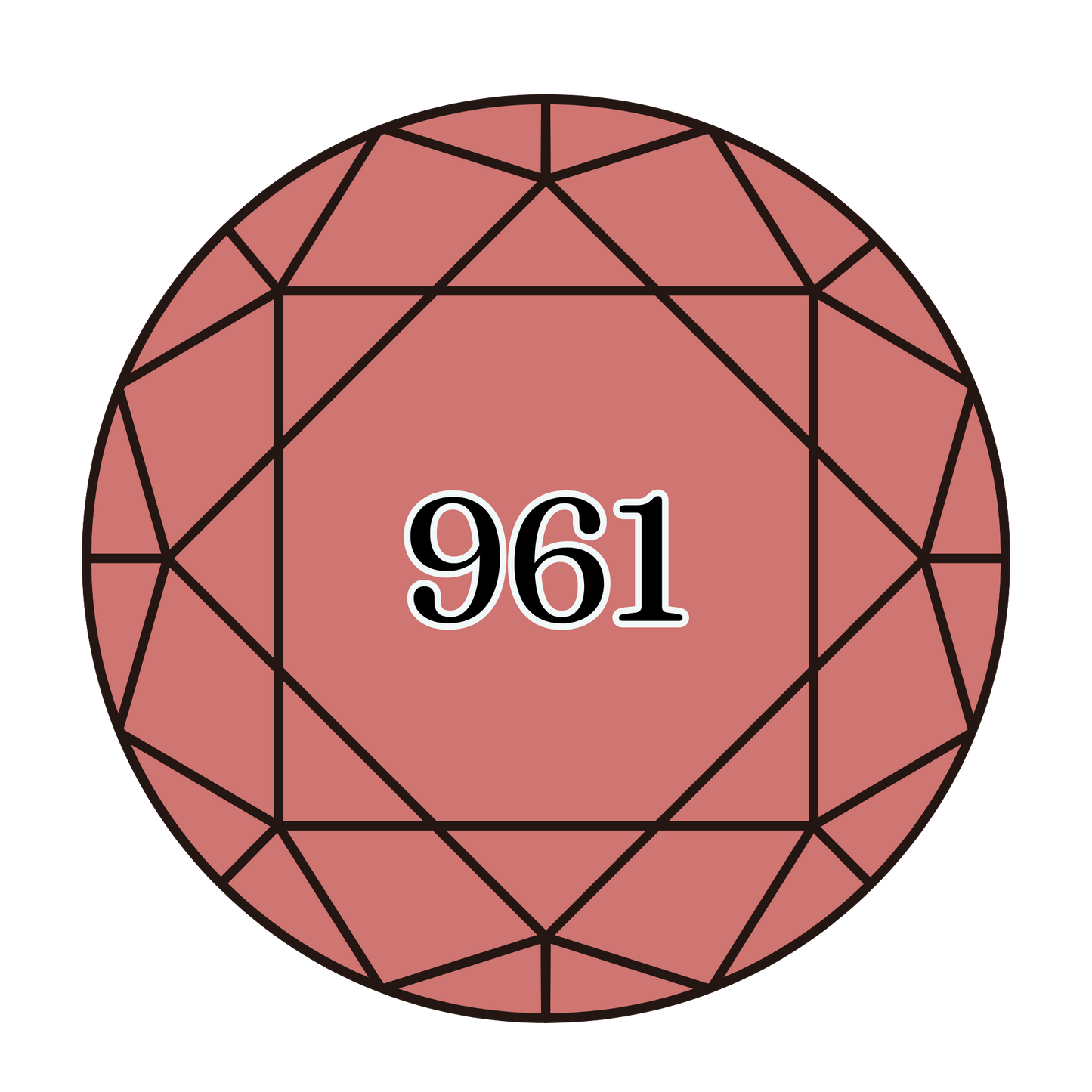 True North Diamond Art Round Diamond Drills 961 - Dark Dusty Rose - Round Bulk Diamond Drills