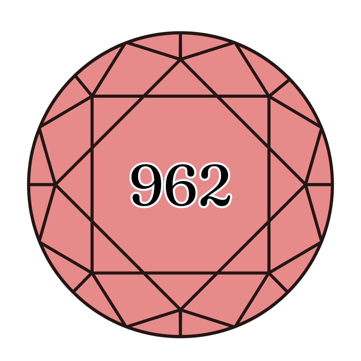 True North Diamond Art Round Diamond Drills 962 -  Medium Dusty Rose - Round Bulk Diamond Drills