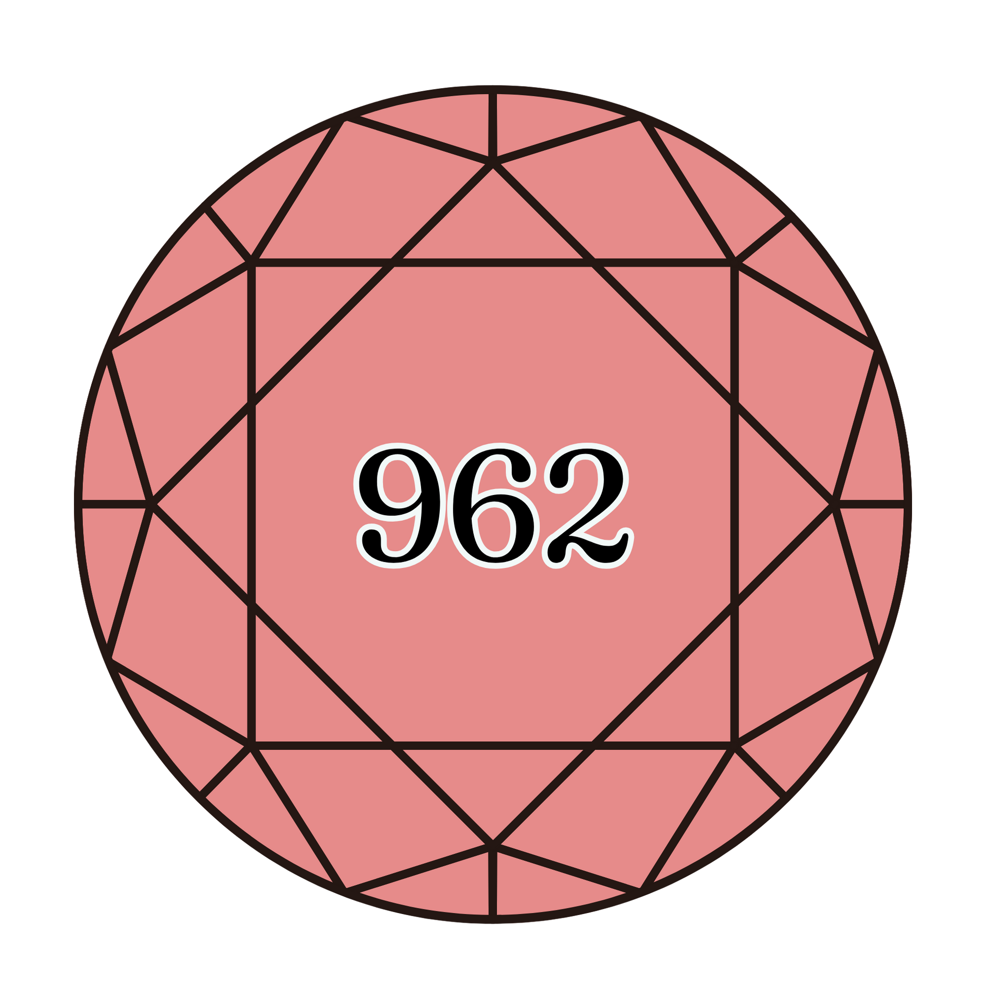 True North Diamond Art Round Diamond Drills 962 -  Medium Dusty Rose - Round Bulk Diamond Drills