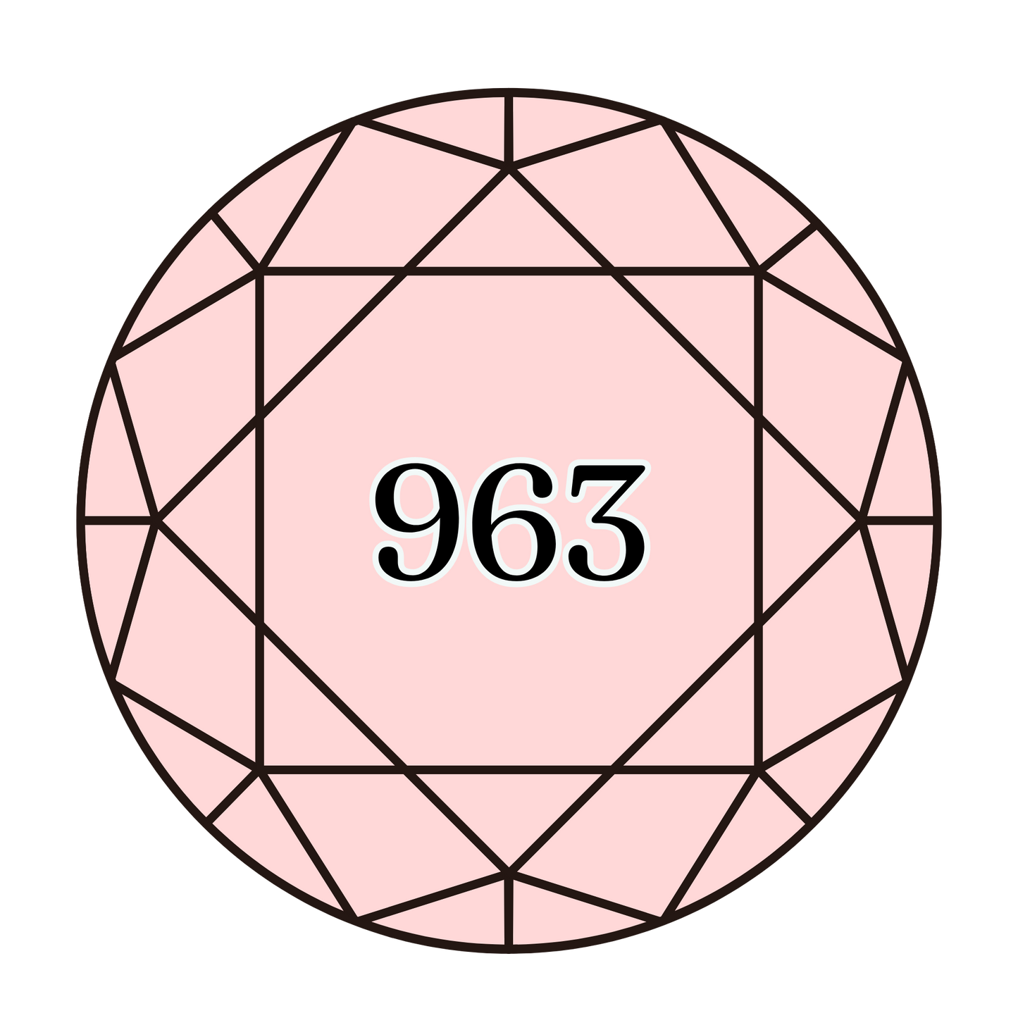 True North Diamond Art Round Diamond Drills 963 - Ultra Very Light Dusty Rose - Round Bulk Diamond Drills