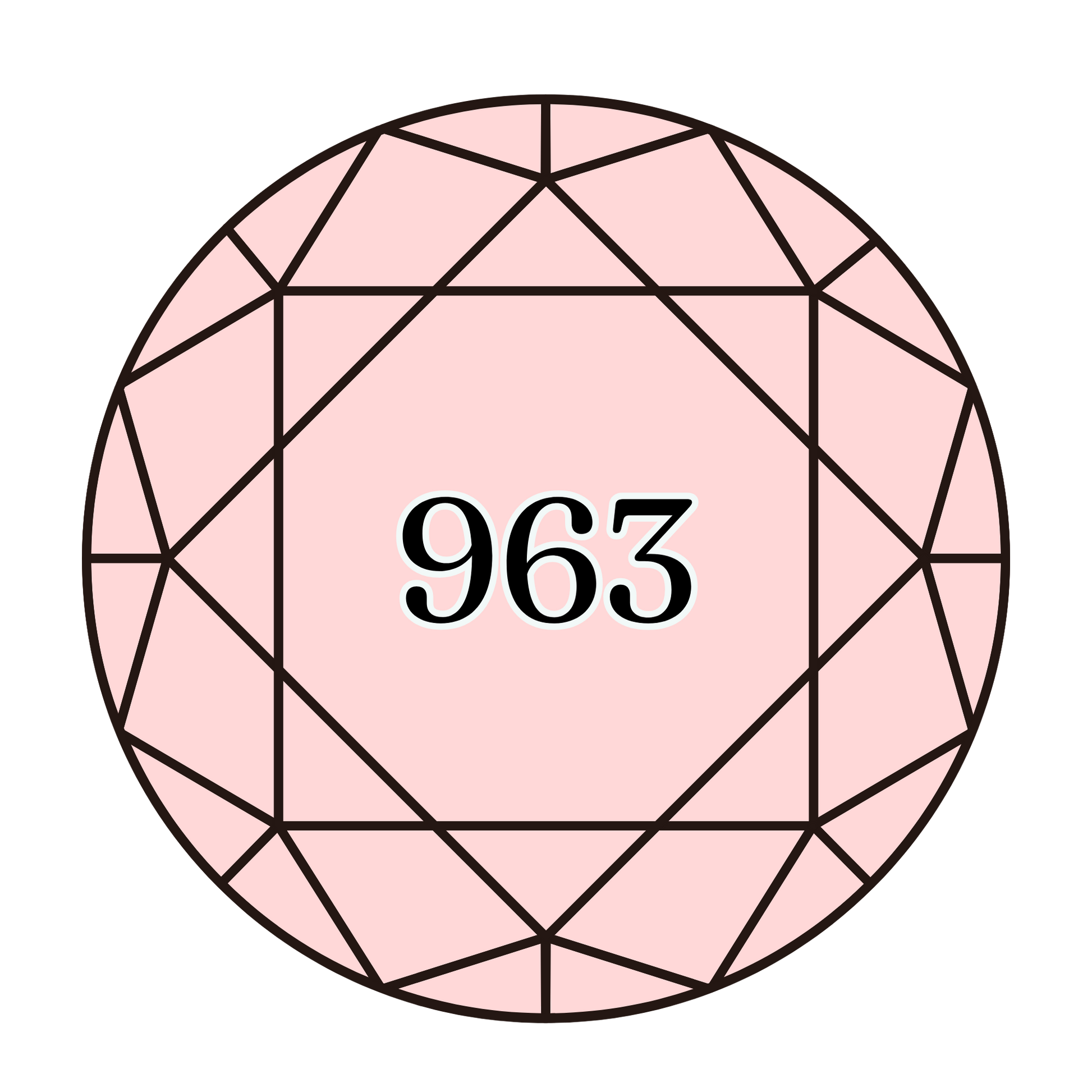 True North Diamond Art Round Diamond Drills 963 - Ultra Very Light Dusty Rose - Round Bulk Diamond Drills