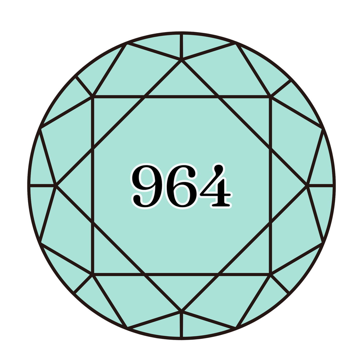 True North Diamond Art Round Diamond Drills 964 - Light Seagreen - Round Bulk Diamond Drills