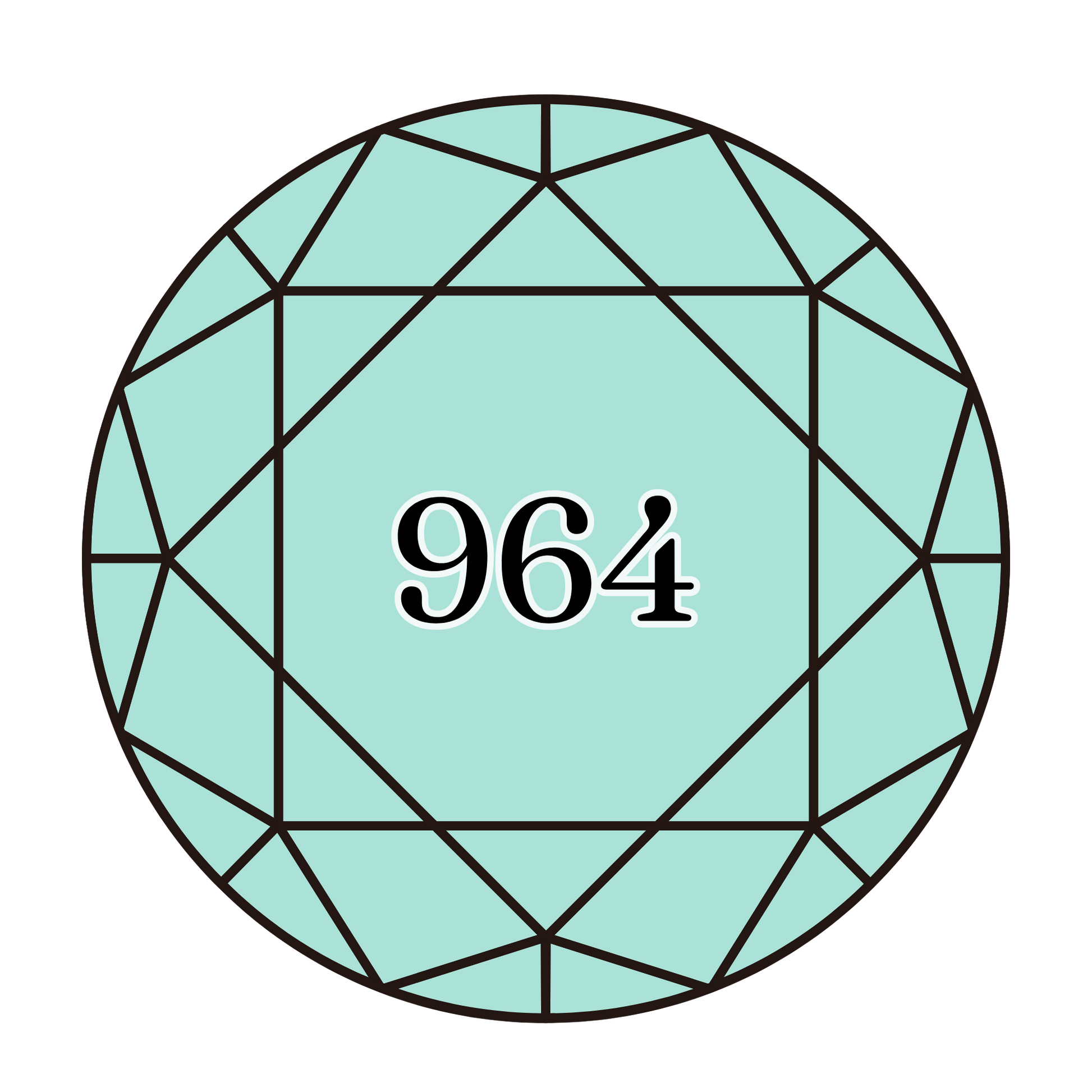 True North Diamond Art Round Diamond Drills 964 - Light Seagreen - Round Bulk Diamond Drills