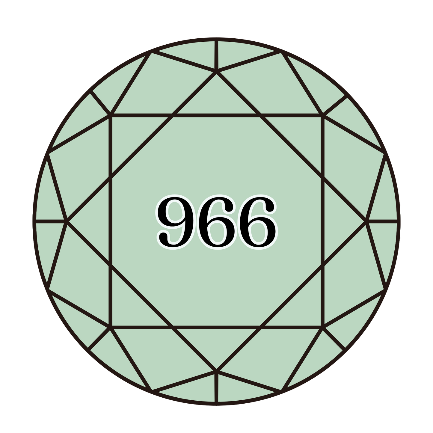 True North Diamond Art Round Diamond Drills 966 - Medium Baby Green - Round Bulk Diamond Drills