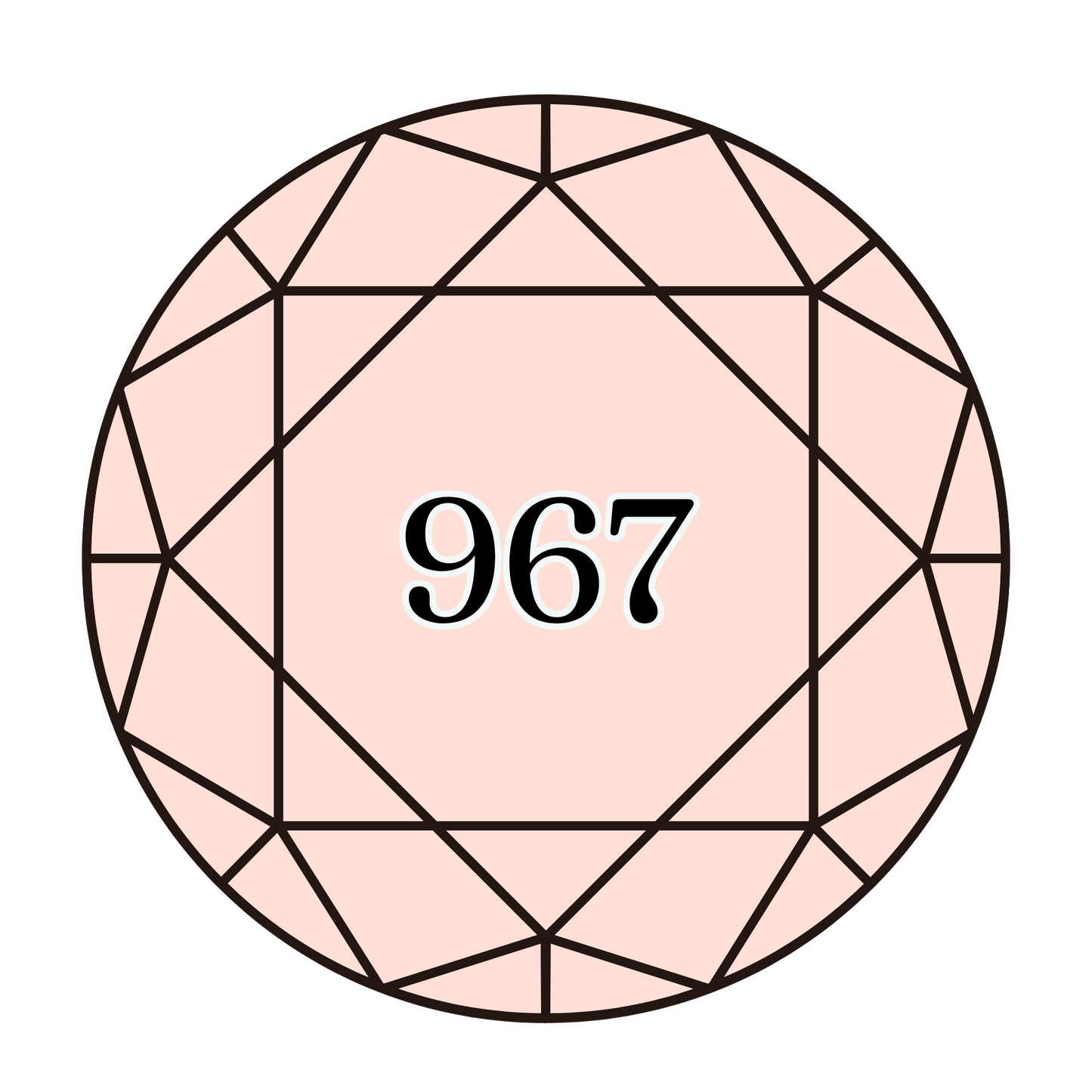 True North Diamond Art Round Diamond Drills 967 - Very Light Apricot - Round Bulk Diamond Drills