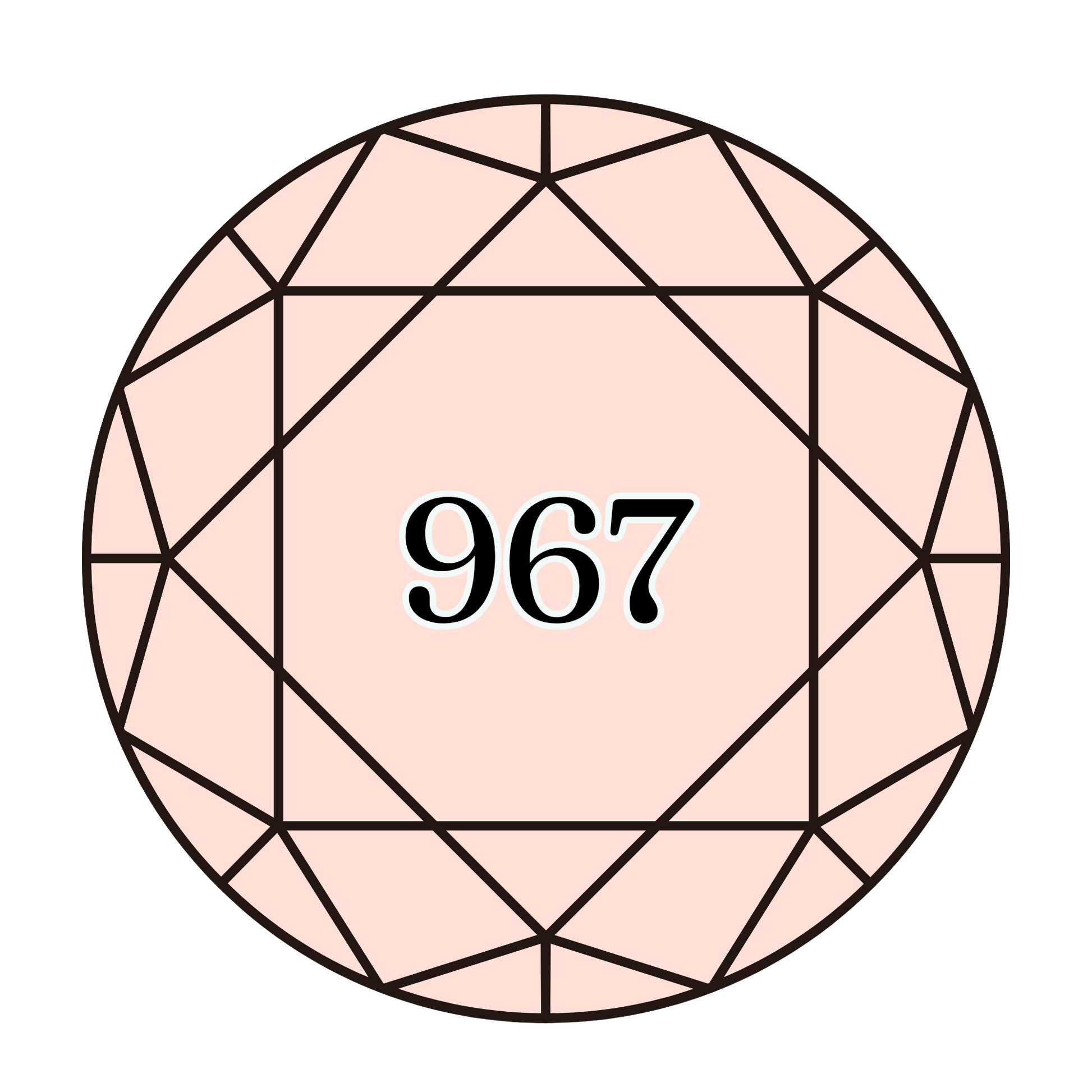 True North Diamond Art Round Diamond Drills 967 - Very Light Apricot - Round Bulk Diamond Drills