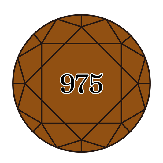 True North Diamond Art Round Diamond Drills 975 - Dark Golden Brown - Round Bulk Diamond Drills