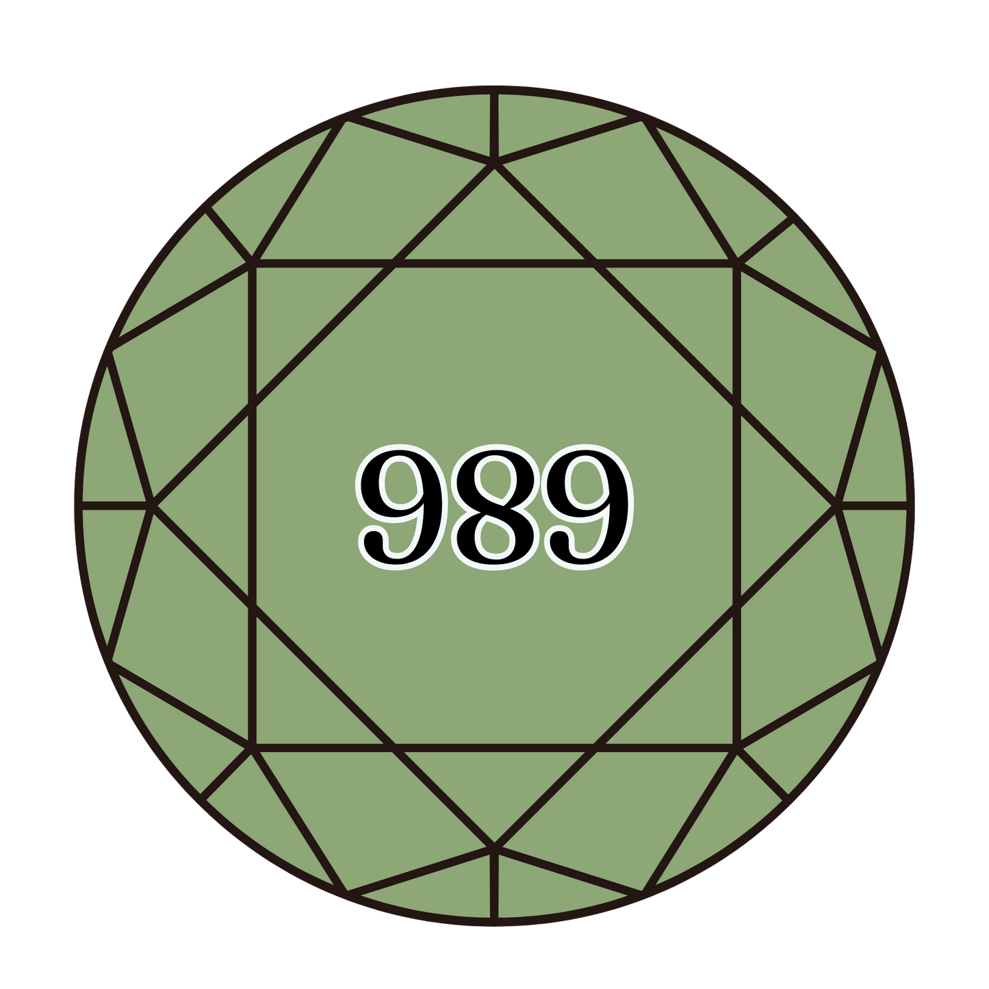 True North Diamond Art Round Diamond Drills 989 - Forest Green - Round Bulk Diamond Drills