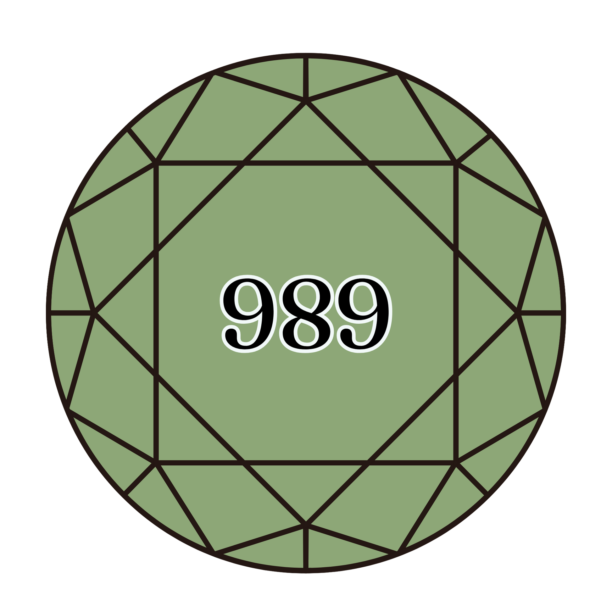 True North Diamond Art Round Diamond Drills 989 - Forest Green - Round Bulk Diamond Drills