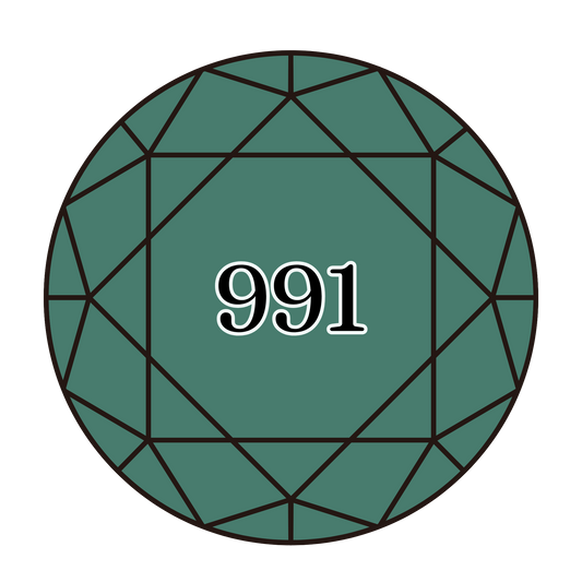 True North Diamond Art Round Diamond Drills 991 - Dark Aquamarine - Round Bulk Diamond Drills