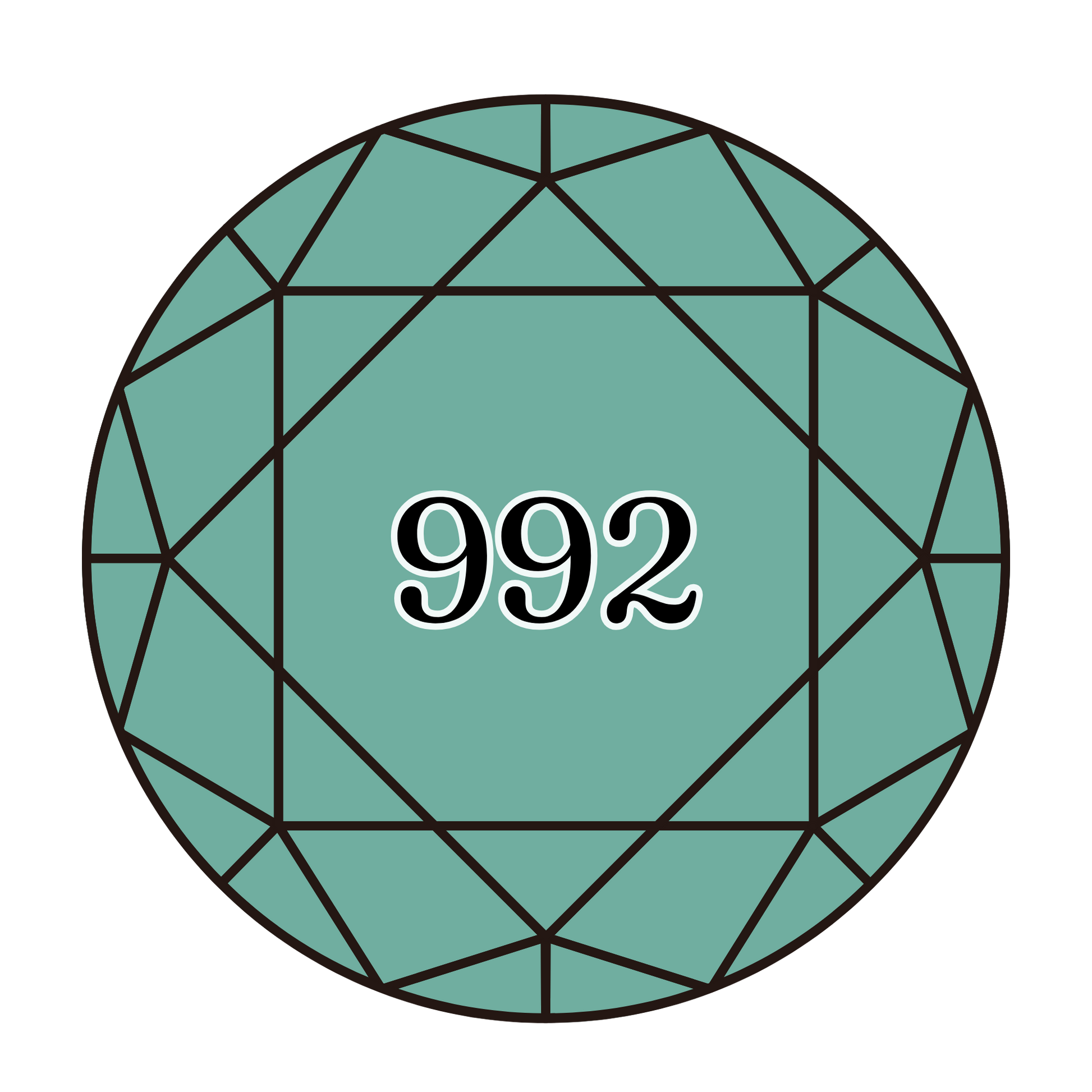 True North Diamond Art Round Diamond Drills 992 - Light Aquamarine - Round Bulk Diamond Drills