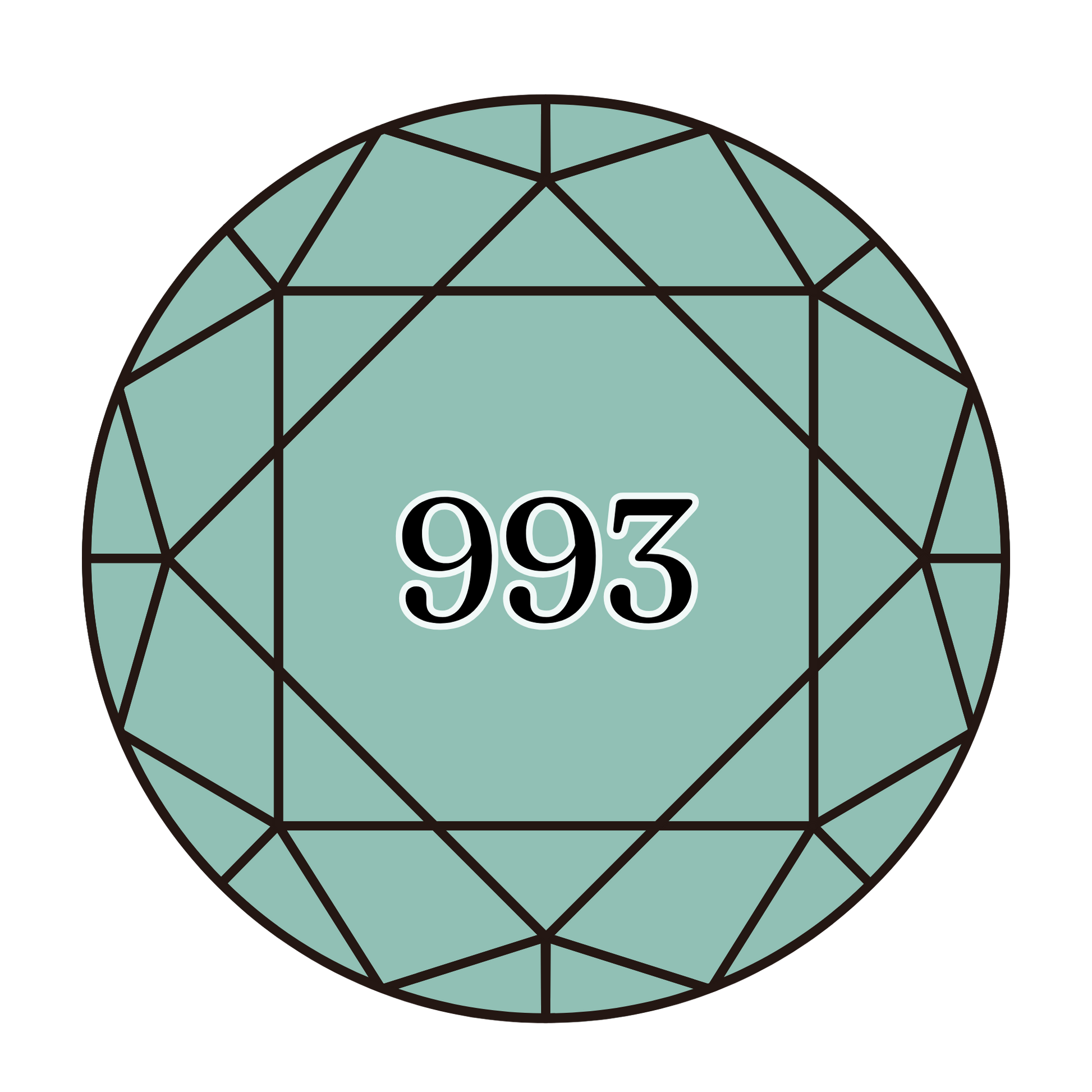 True North Diamond Art Round Diamond Drills 993 - Very Light Aquamarine - Round Bulk Diamond Drills