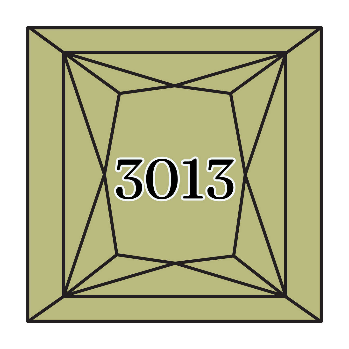 True North Diamond Art Square Diamond Drills 3013 - Light Khaki Green - Square Bulk Diamond Drills