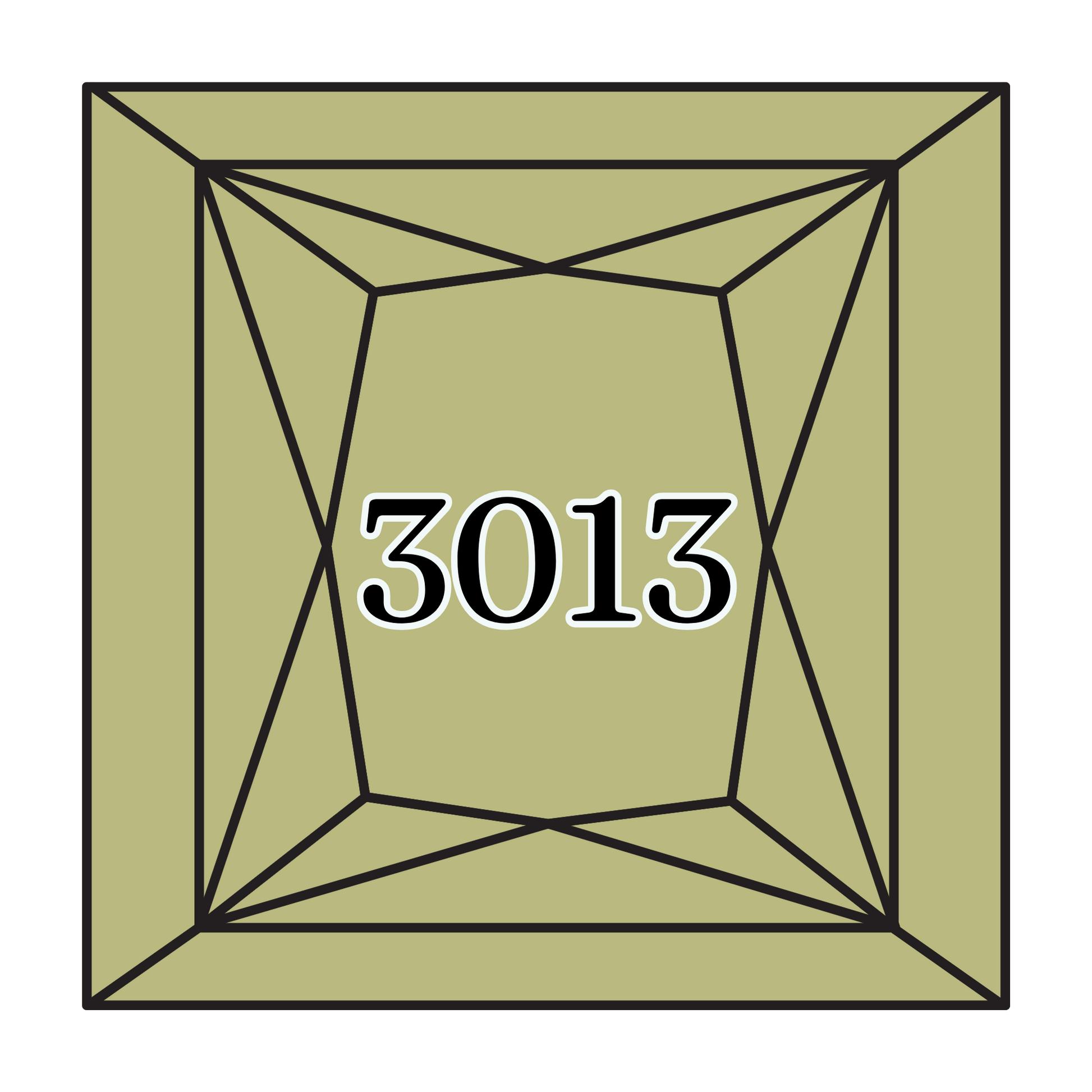 True North Diamond Art Square Diamond Drills 3013 - Light Khaki Green - Square Bulk Diamond Drills