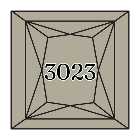 True North Diamond Art Square Diamond Drills 3023 - Light Brown Grey - Square Bulk Diamond Drills