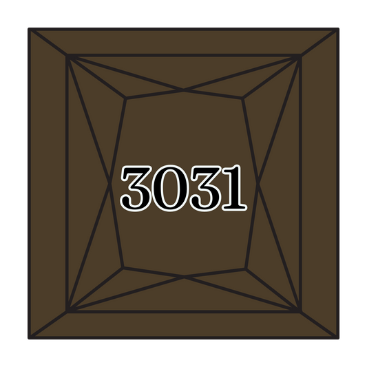 True North Diamond Art Square Diamond Drills 3031 - Very Dark Mocha Brown - Square Bulk Diamond Drills