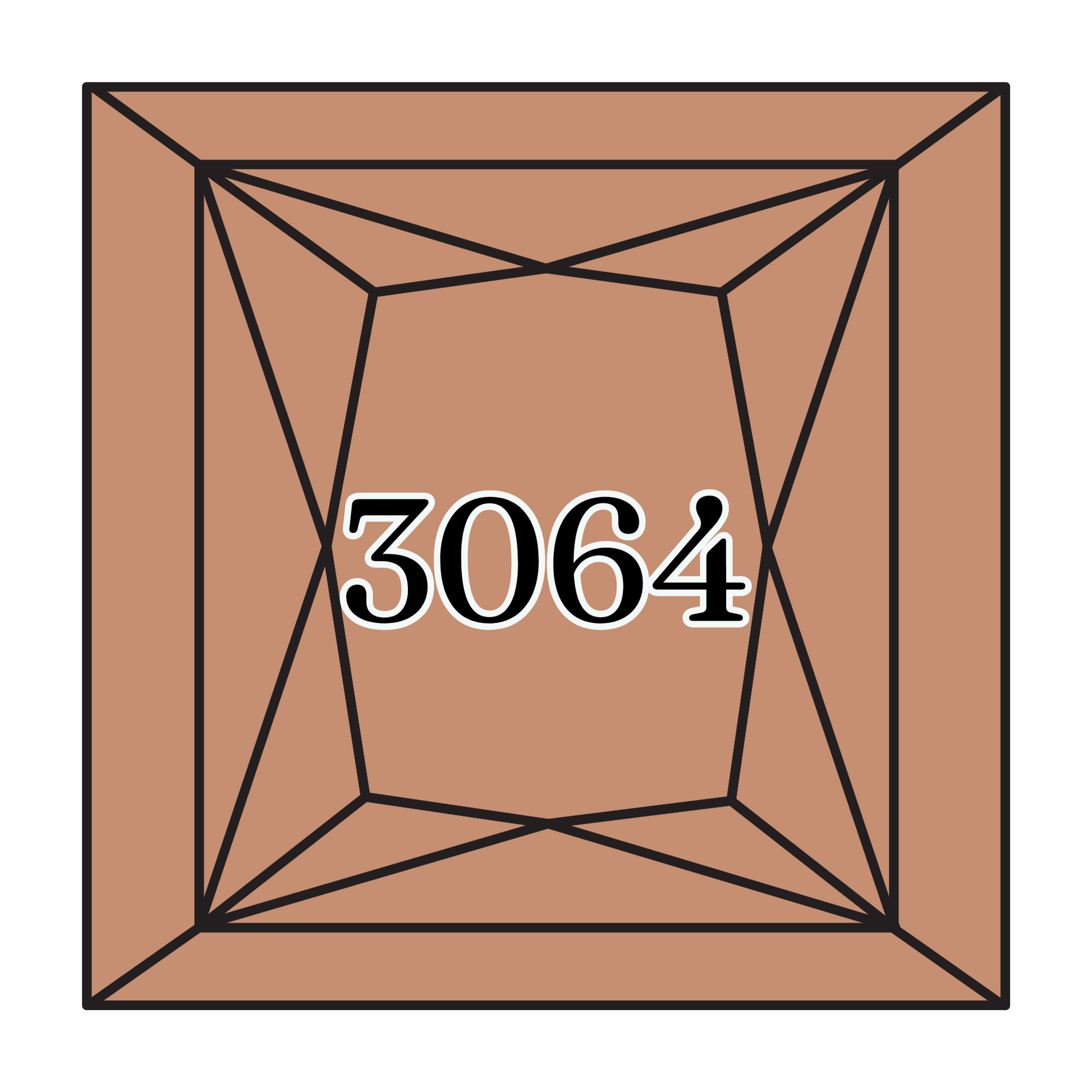 True North Diamond Art Square Diamond Drills 3064 - Desert Sand - Square Bulk Diamond Drills