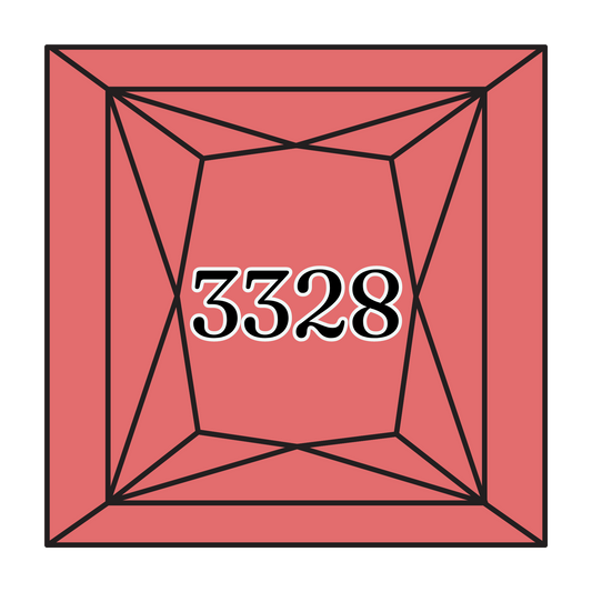 True North Diamond Art Square Diamond Drills 3328 -  Dark Salmon - Square Bulk Diamond Drills