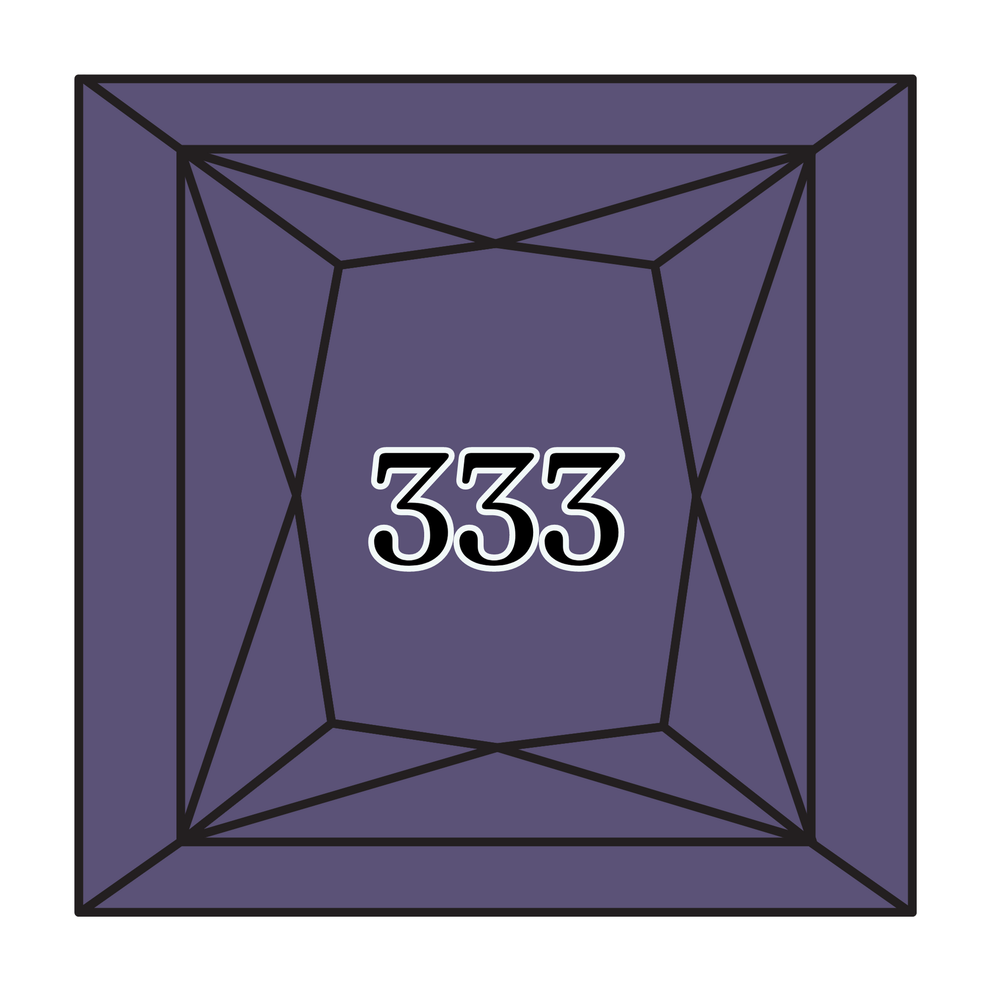 True North Diamond Art Square Diamond Drills 333 - Very Dark Blue Violet - Square Bulk Diamond Drills