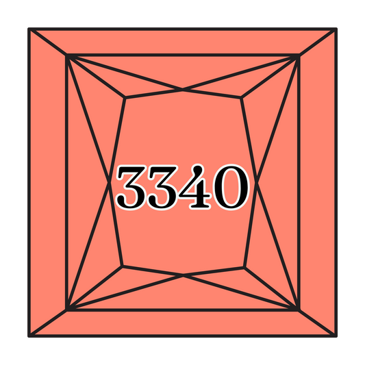 True North Diamond Art Square Diamond Drills 3340 -  Medium Apricot - Square Bulk Diamond Drills