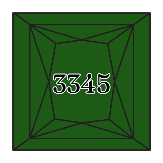 True North Diamond Art Square Diamond Drills 3345 - Dark Hunter Green - Square Bulk Diamond Drills