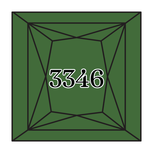 True North Diamond Art Square Diamond Drills 3346 - Hunter Green - Square Bulk Diamond Drills