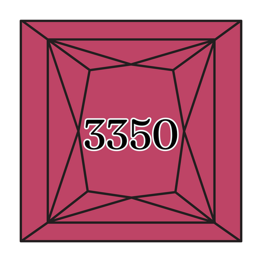 True North Diamond Art Square Diamond Drills 3350 - Ultra Dark Dusty Rose - Square Bulk Diamond Drills