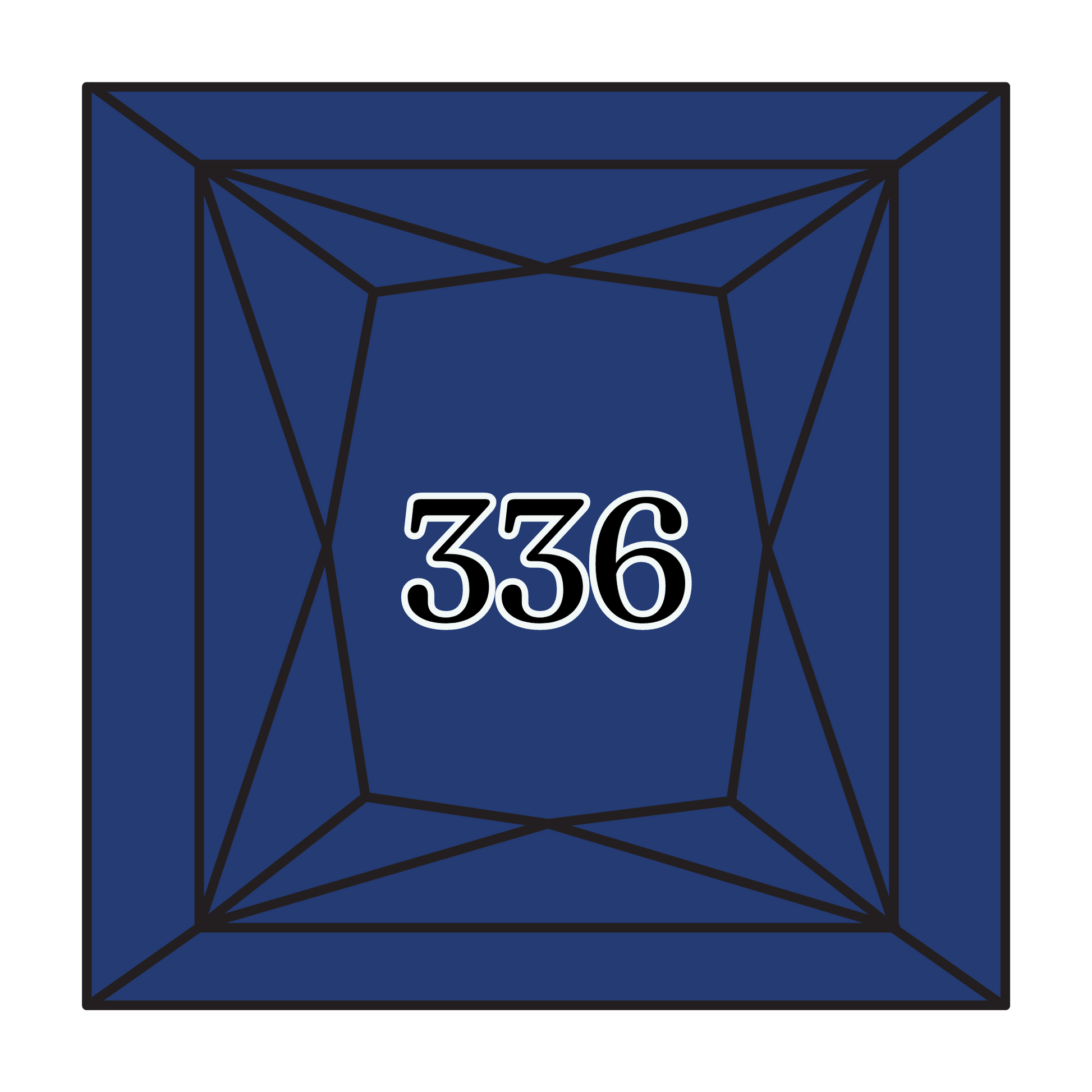 True North Diamond Art Square Diamond Drills 336 - Navy Blue - Square Bulk Diamond Drills