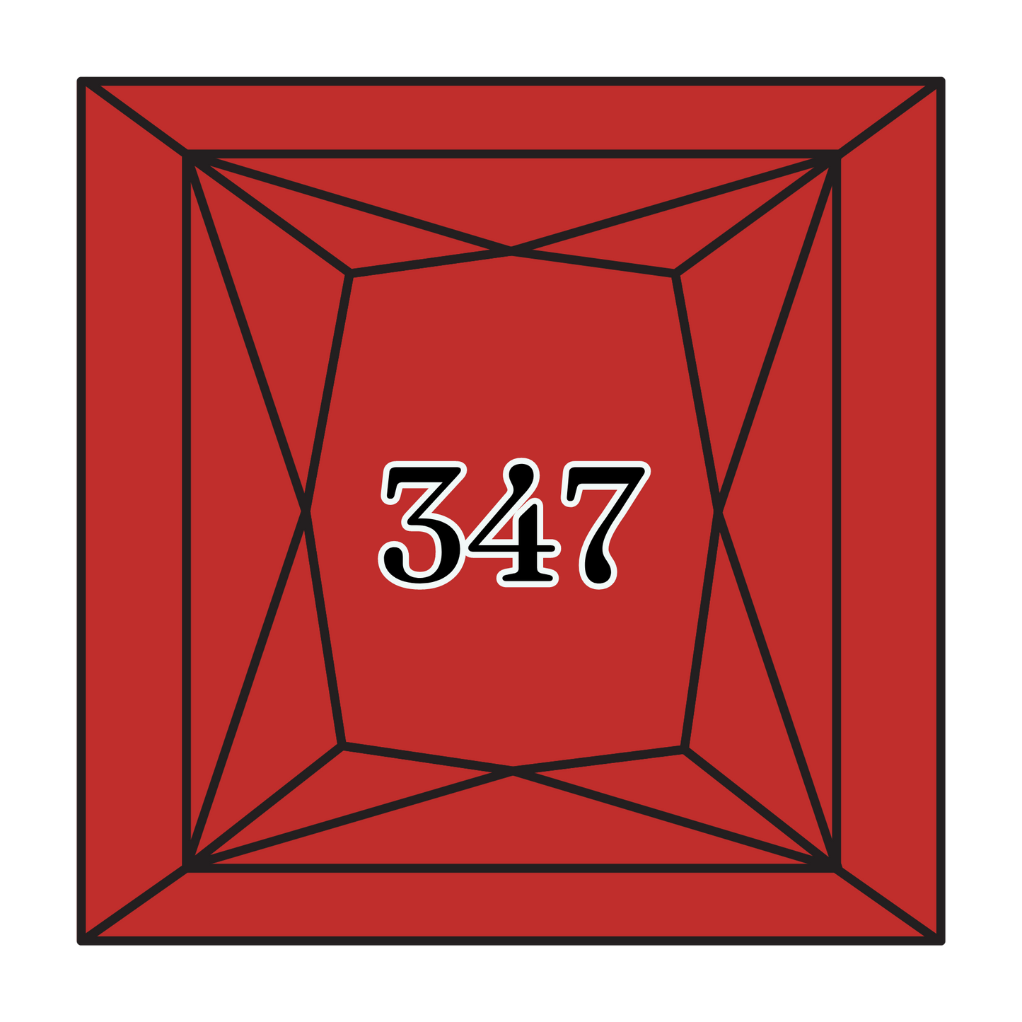 True North Diamond Art Square Diamond Drills 347 - Very Dark Salmon - Square Bulk Diamond Drills