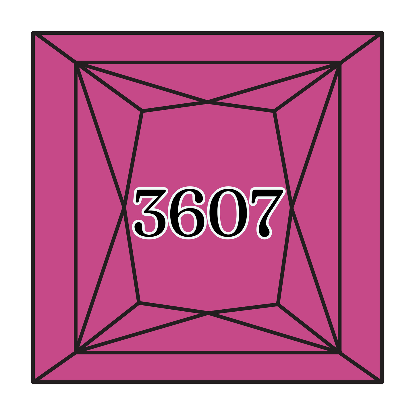 True North Diamond Art Square Diamond Drills 3607 - Light Plum - Square Bulk Diamond Drills