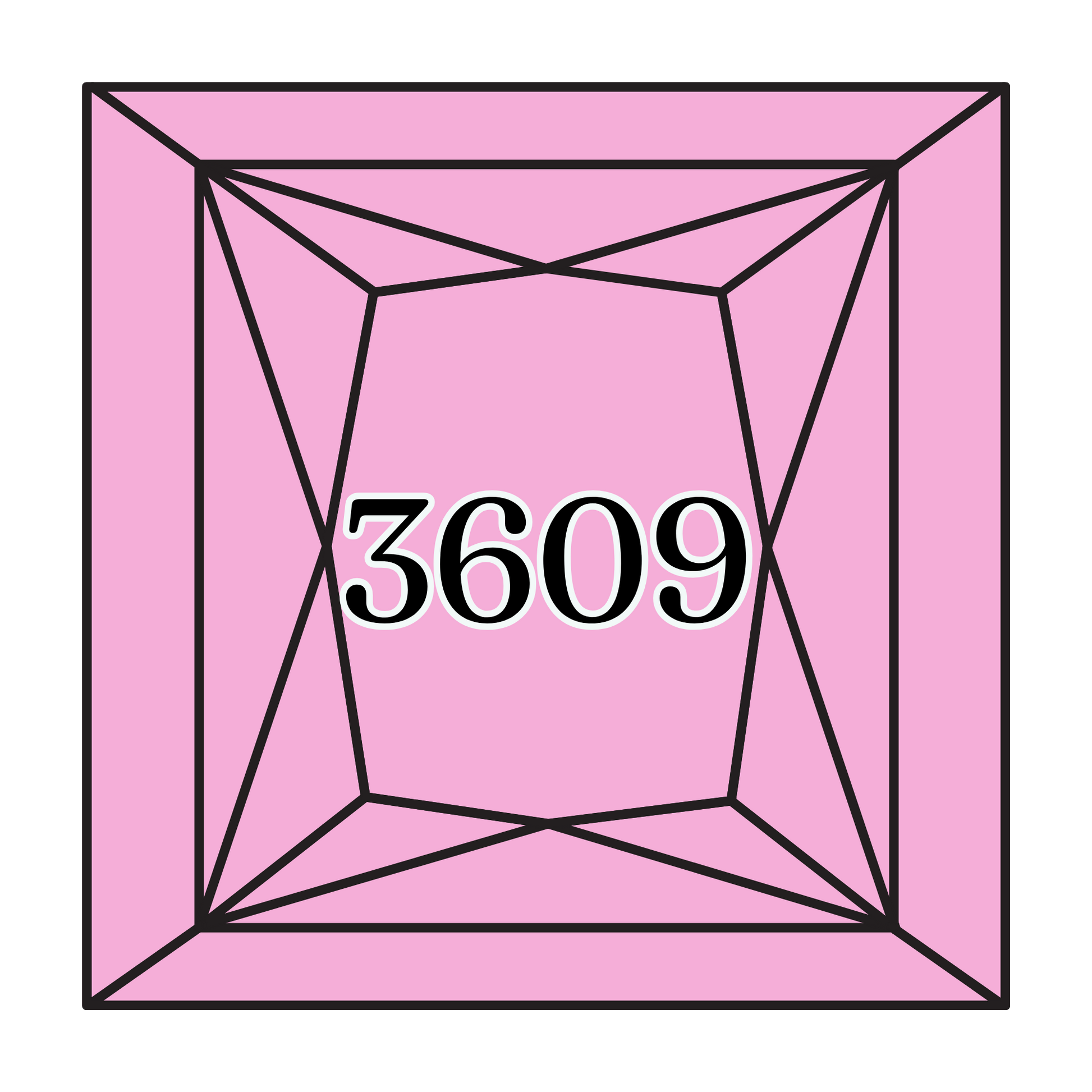 True North Diamond Art Square Diamond Drills 3609 - Ultra Light Plum - Square Bulk Diamond Drills