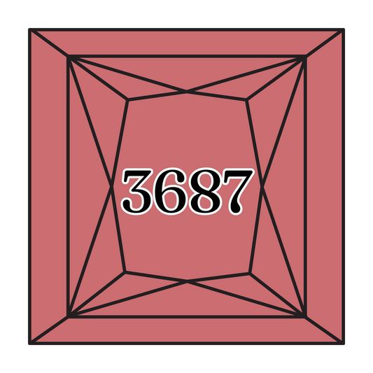 True North Diamond Art Square Diamond Drills 3687 - Mauve - Square Bulk Diamond Drills