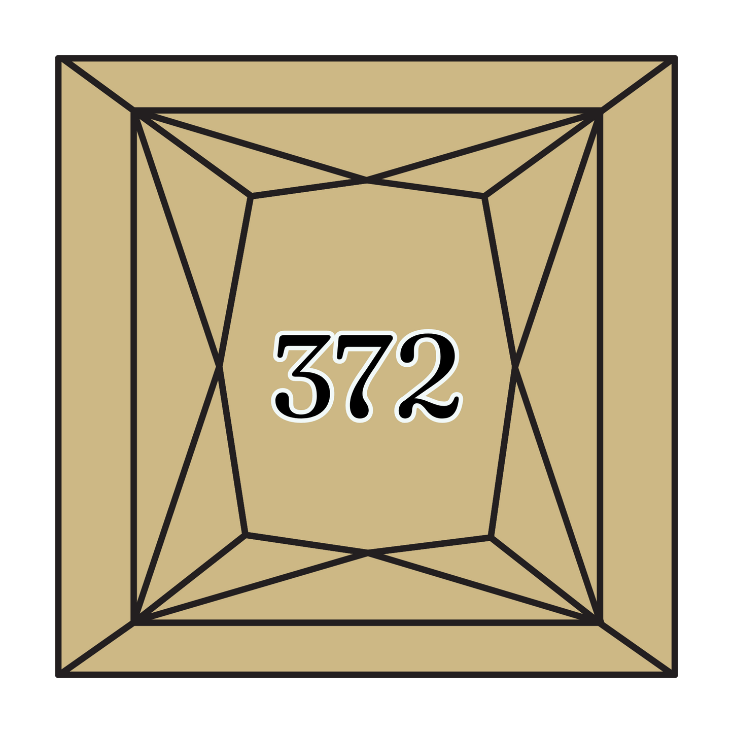 True North Diamond Art Square Diamond Drills 372 - Light Mustard - Square Bulk Diamond Drills