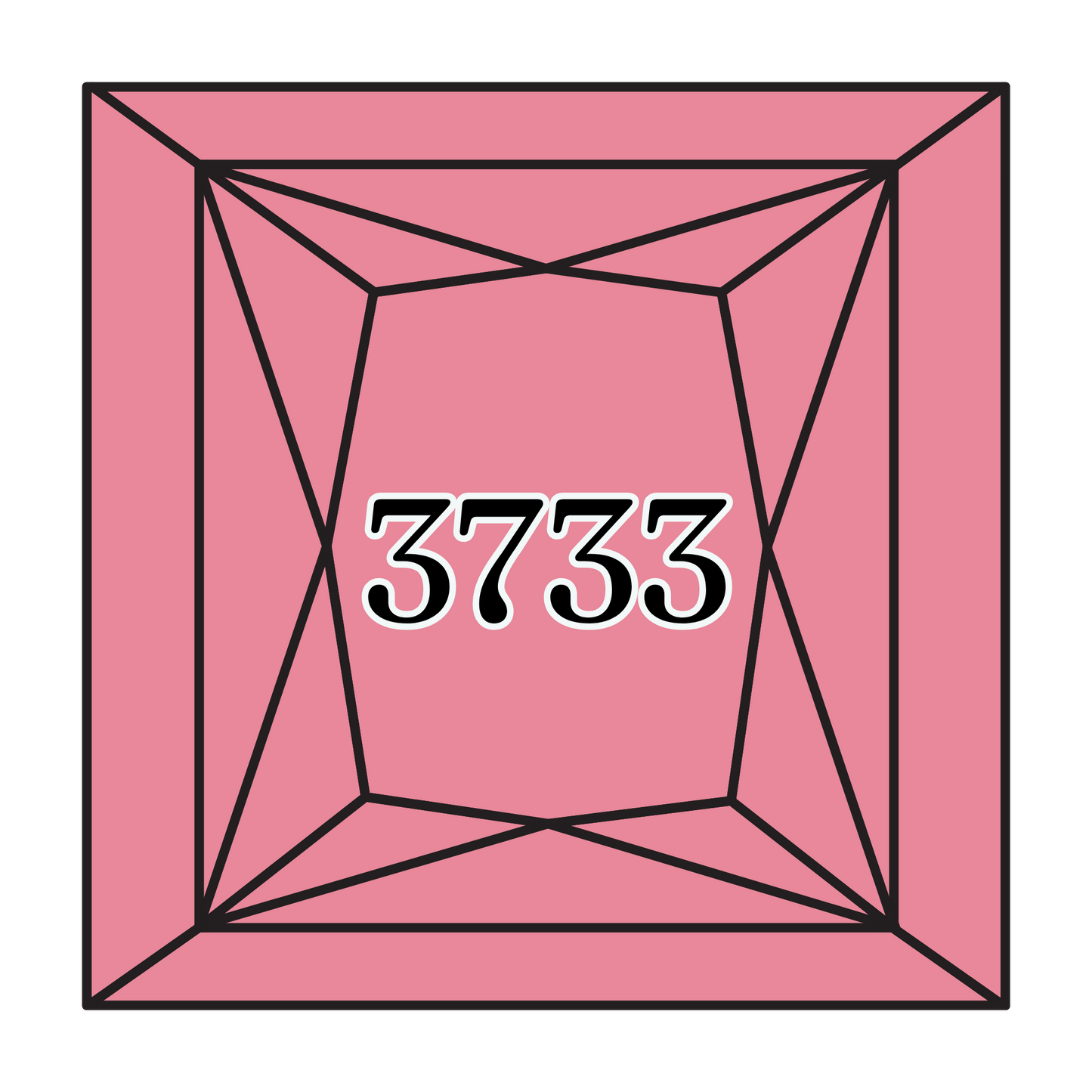 True North Diamond Art Square Diamond Drills 3733 -  Dusty Rose - Square Bulk Diamond Drills
