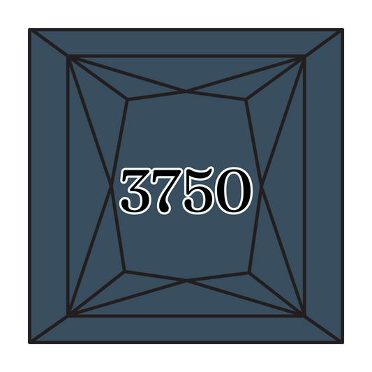 True North Diamond Art Square Diamond Drills 3750 - Very Dark Antique Blue - Square Bulk Diamond Drills