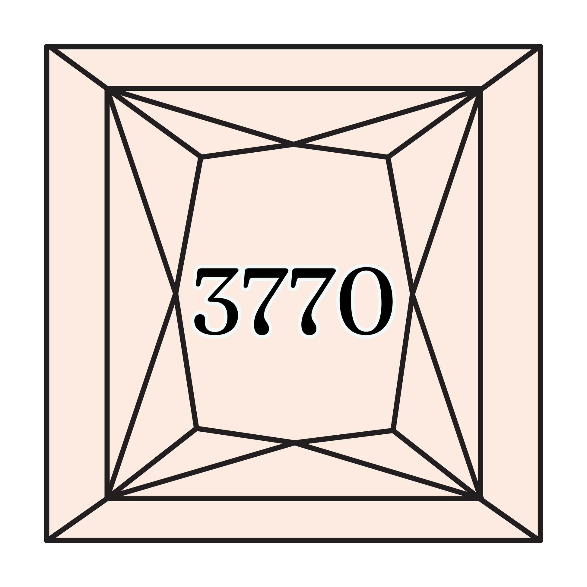 True North Diamond Art Square Diamond Drills 3770 - Very Light Tawny - Square Bulk Diamond Drills