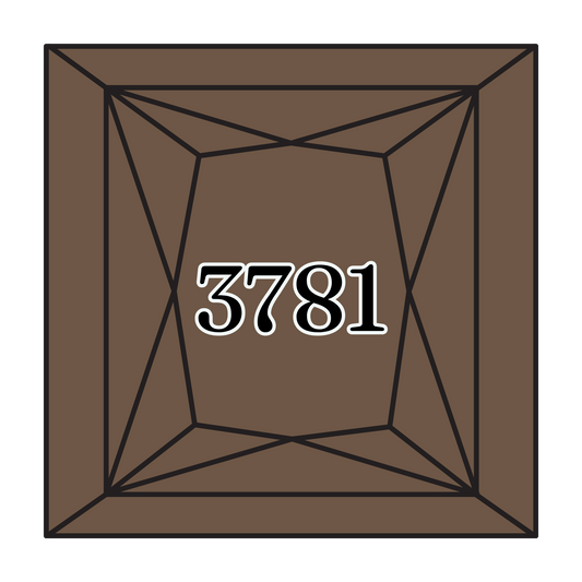 True North Diamond Art Square Diamond Drills 3781 - Dark Mocha Brown - Square Bulk Diamond Drills