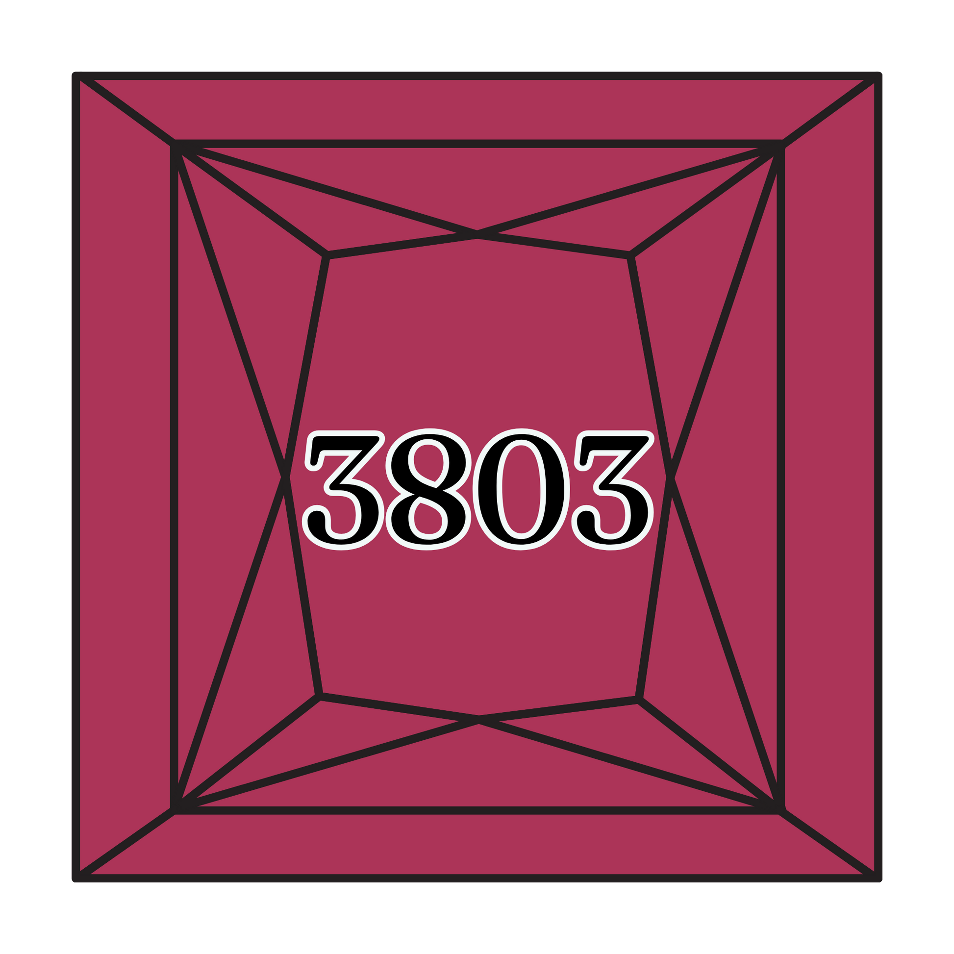 True North Diamond Art Square Diamond Drills 3803 - Dark Mauve - Square Bulk Diamond Drills