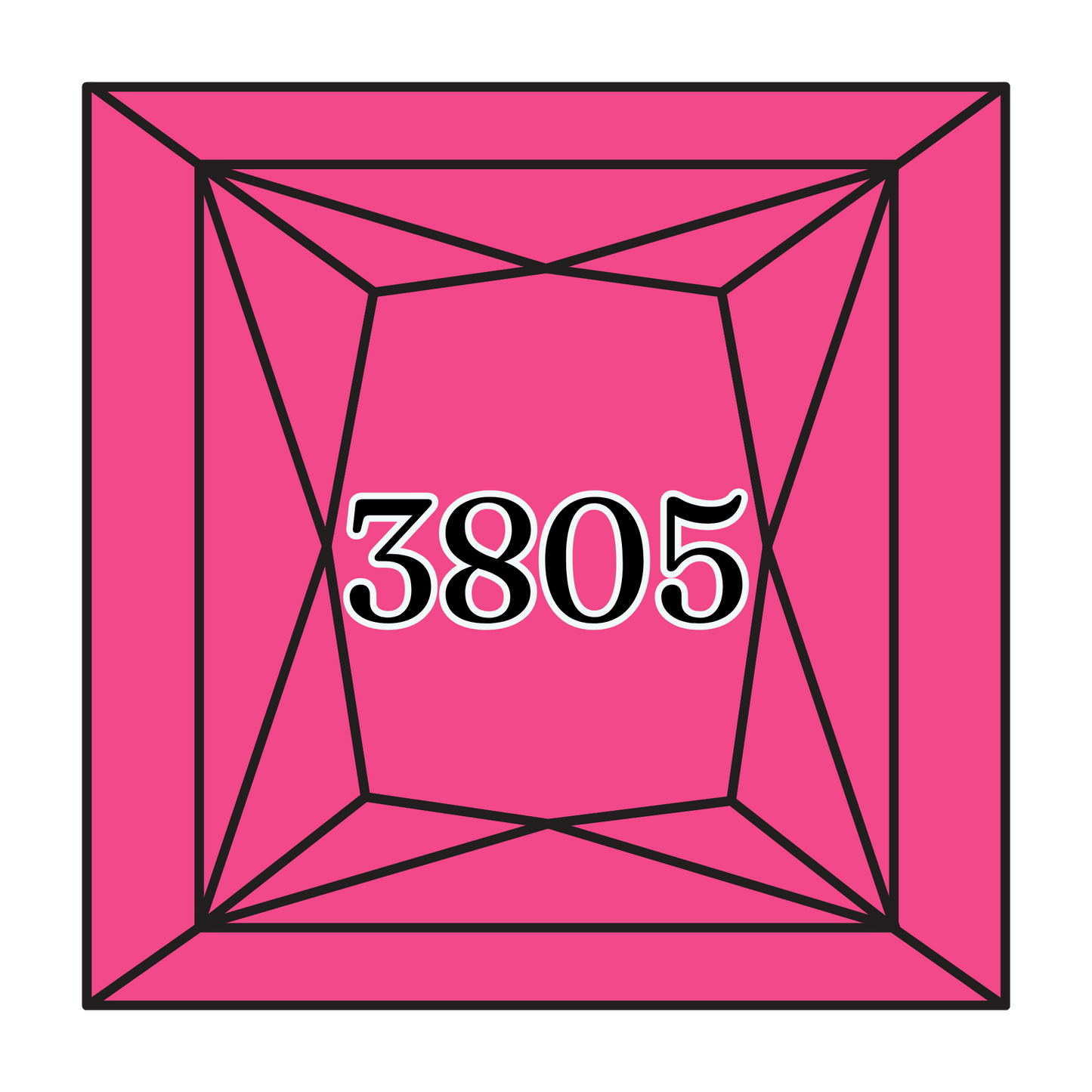 True North Diamond Art Square Diamond Drills 3805 - Cyclamen Pink - Square Bulk Diamond Drills