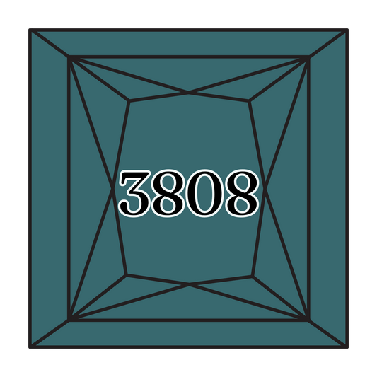 True North Diamond Art Square Diamond Drills 3808 - Ultra Very Dark Turquoise - Square Bulk Diamond Drills