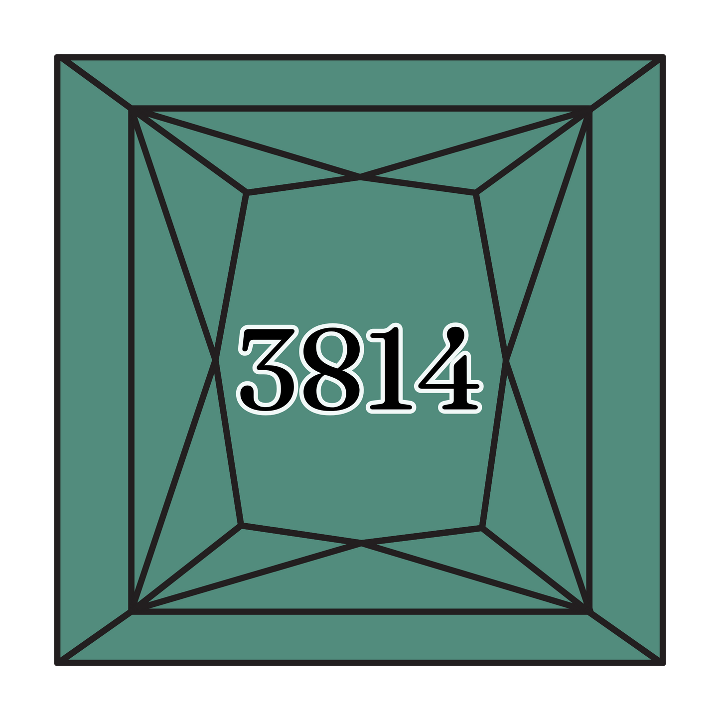 True North Diamond Art Square Diamond Drills 3814 - Aquamarine - Square Bulk Diamond Drills