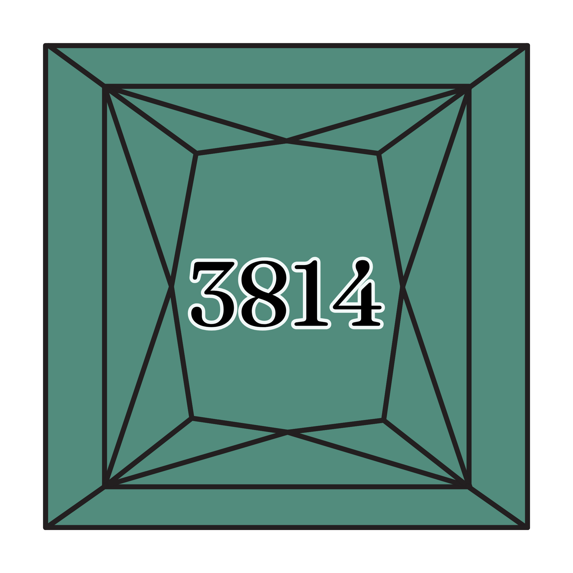 True North Diamond Art Square Diamond Drills 3814 - Aquamarine - Square Bulk Diamond Drills