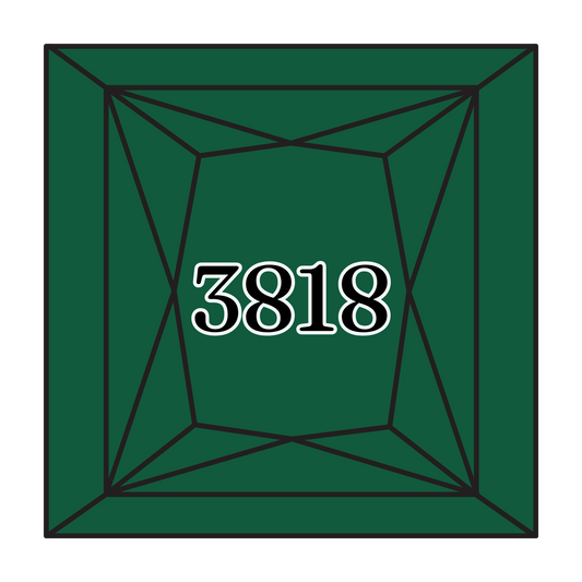 True North Diamond Art Square Diamond Drills 3818 - Ultra Very Dark Emerald Green - Square Bulk Diamond Drills