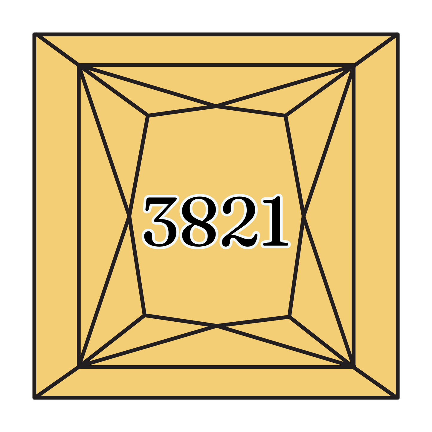 True North Diamond Art Square Diamond Drills 3821 - Straw - Square Bulk Diamond Drills