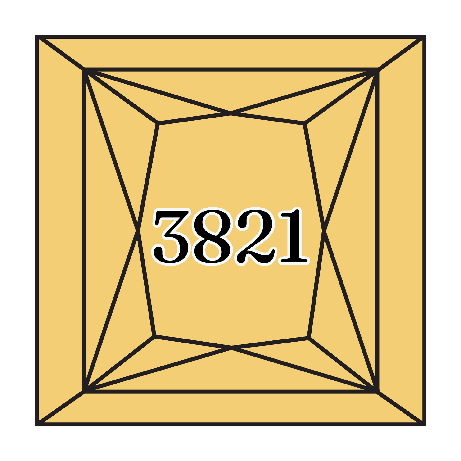 True North Diamond Art Square Diamond Drills 3821 - Straw - Square Bulk Diamond Drills