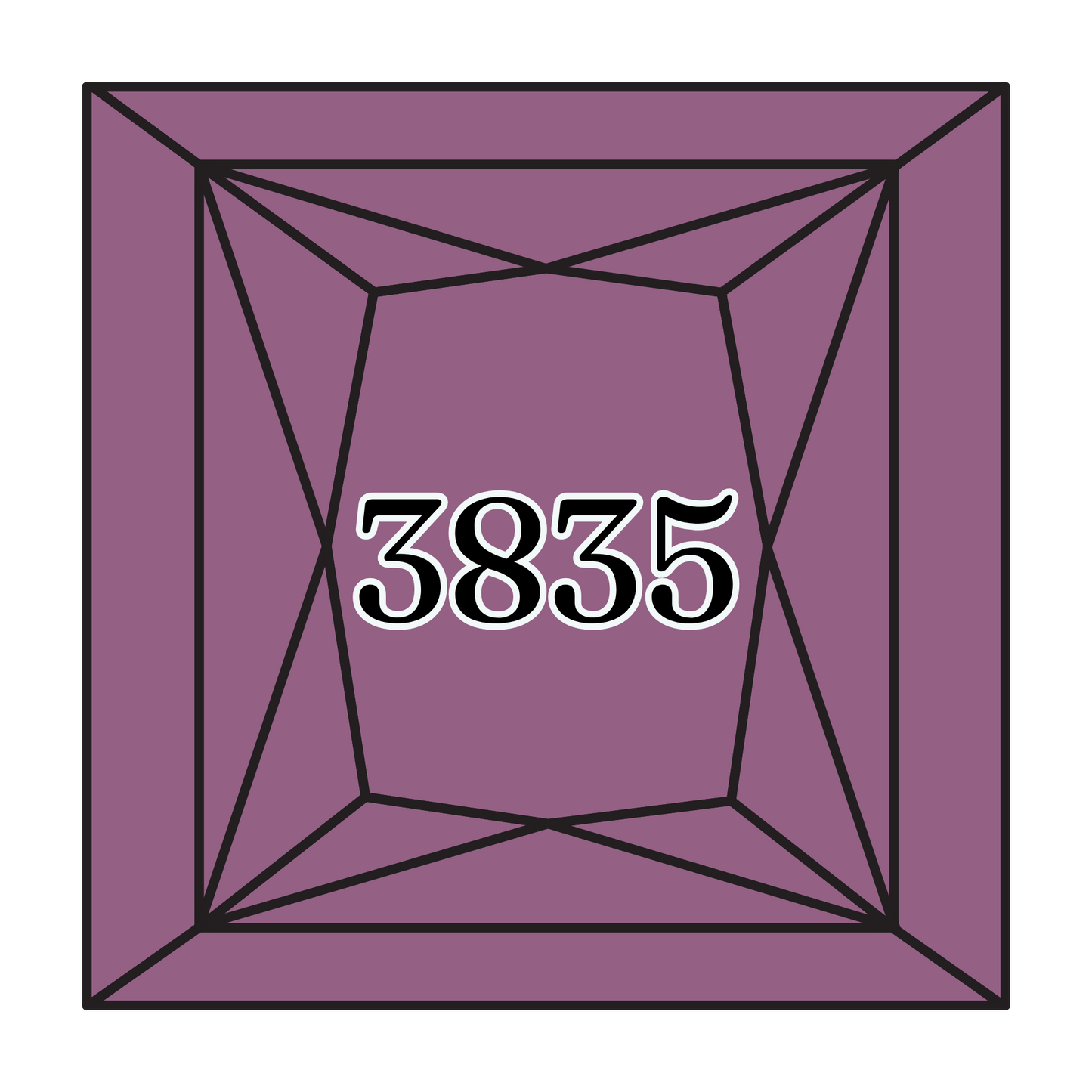 True North Diamond Art Square Diamond Drills 3835 - Medium Grape - Square Bulk Diamond Drills