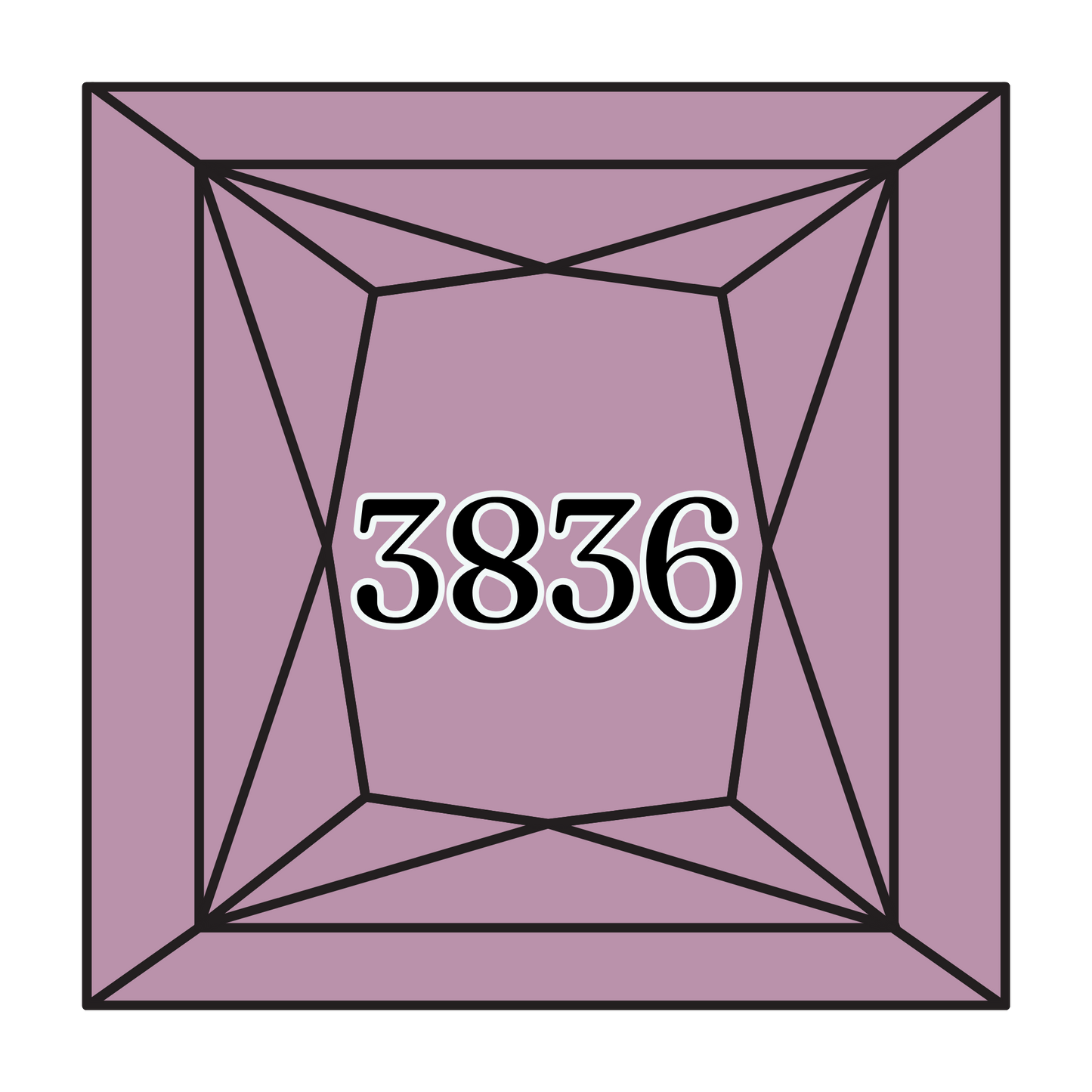 True North Diamond Art Square Diamond Drills 3836 - Light Grape - Square Bulk Diamond Drills