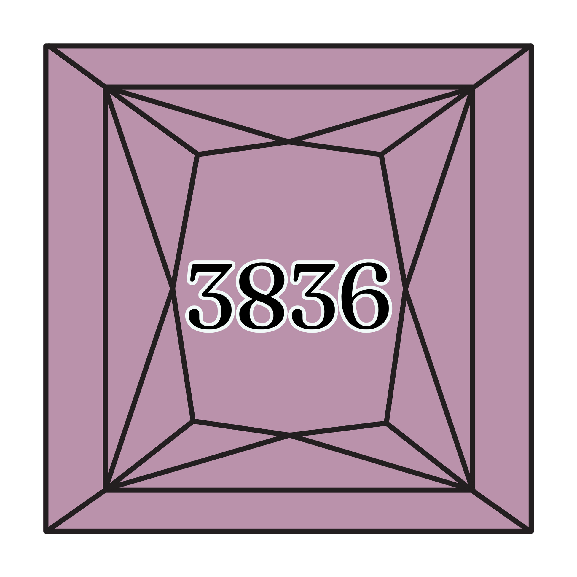 True North Diamond Art Square Diamond Drills 3836 - Light Grape - Square Bulk Diamond Drills