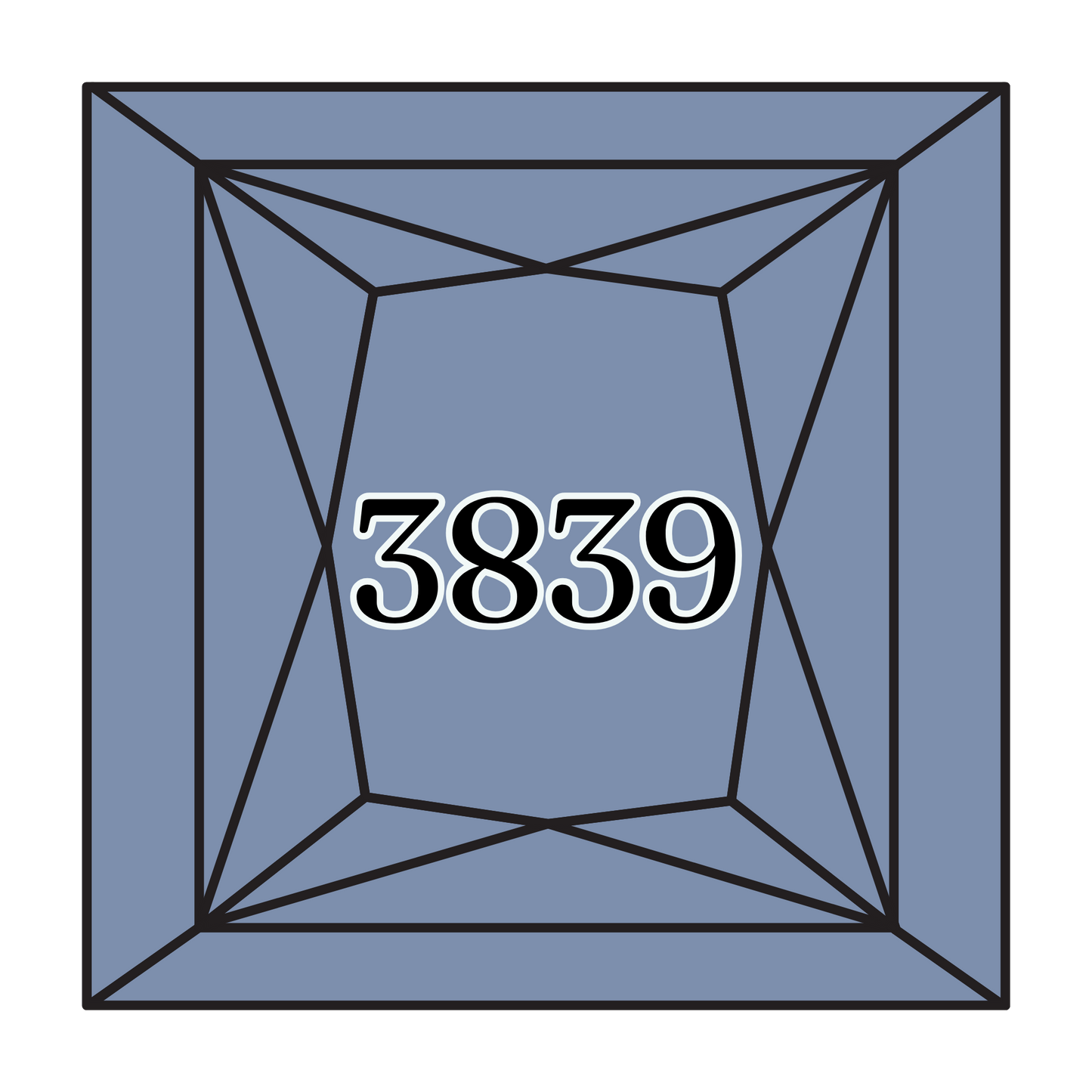 True North Diamond Art Square Diamond Drills 3839 - Medium Lavender Blue - Square Bulk Diamond Drills